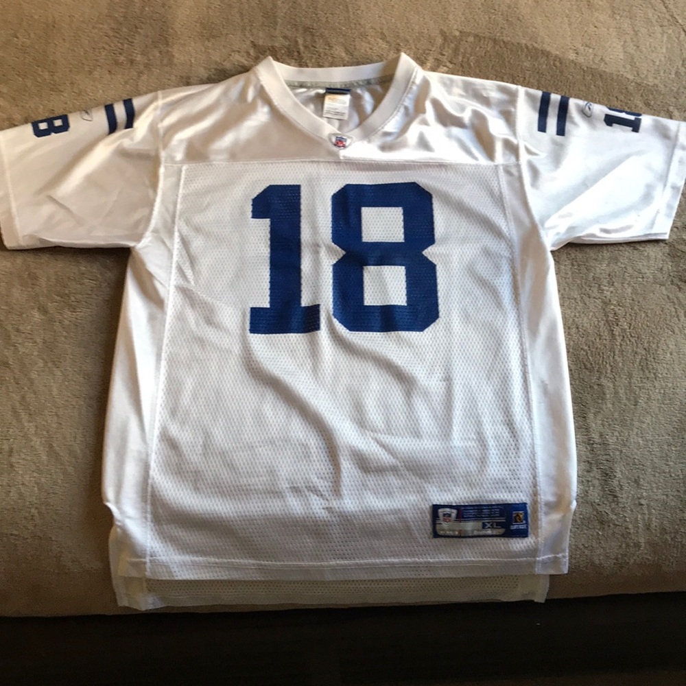 Manning Reebok on field jersey sz.kids xl